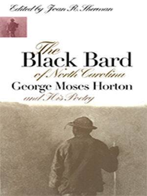 The Black Bard of North Carolina - ebook